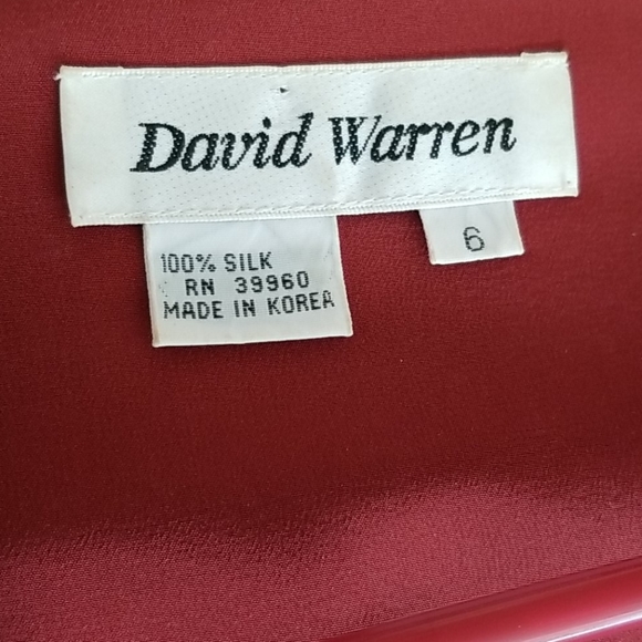 Silk Button Front Dress - Picture 5 of 5